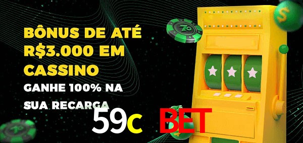 59c bet melhor bônus de depósito